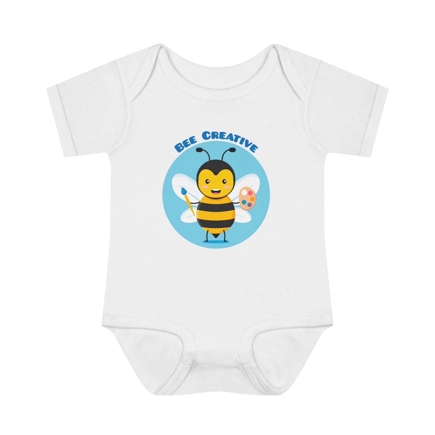 Bee Creative Boy Artist - Infant Baby Rib Bodysuit