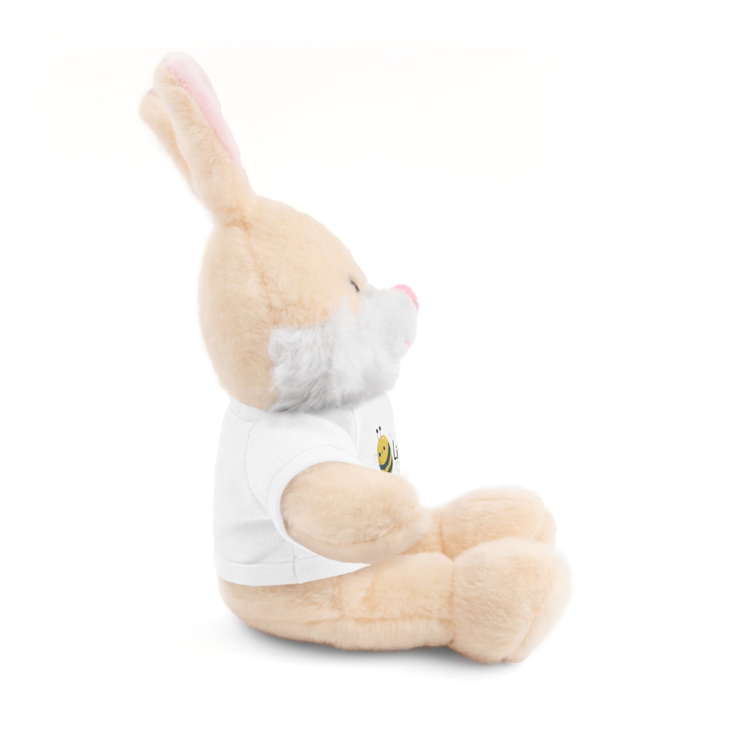 Personalized Stuffed Animal with Custom Name Tee - Adorable Gift for Kids