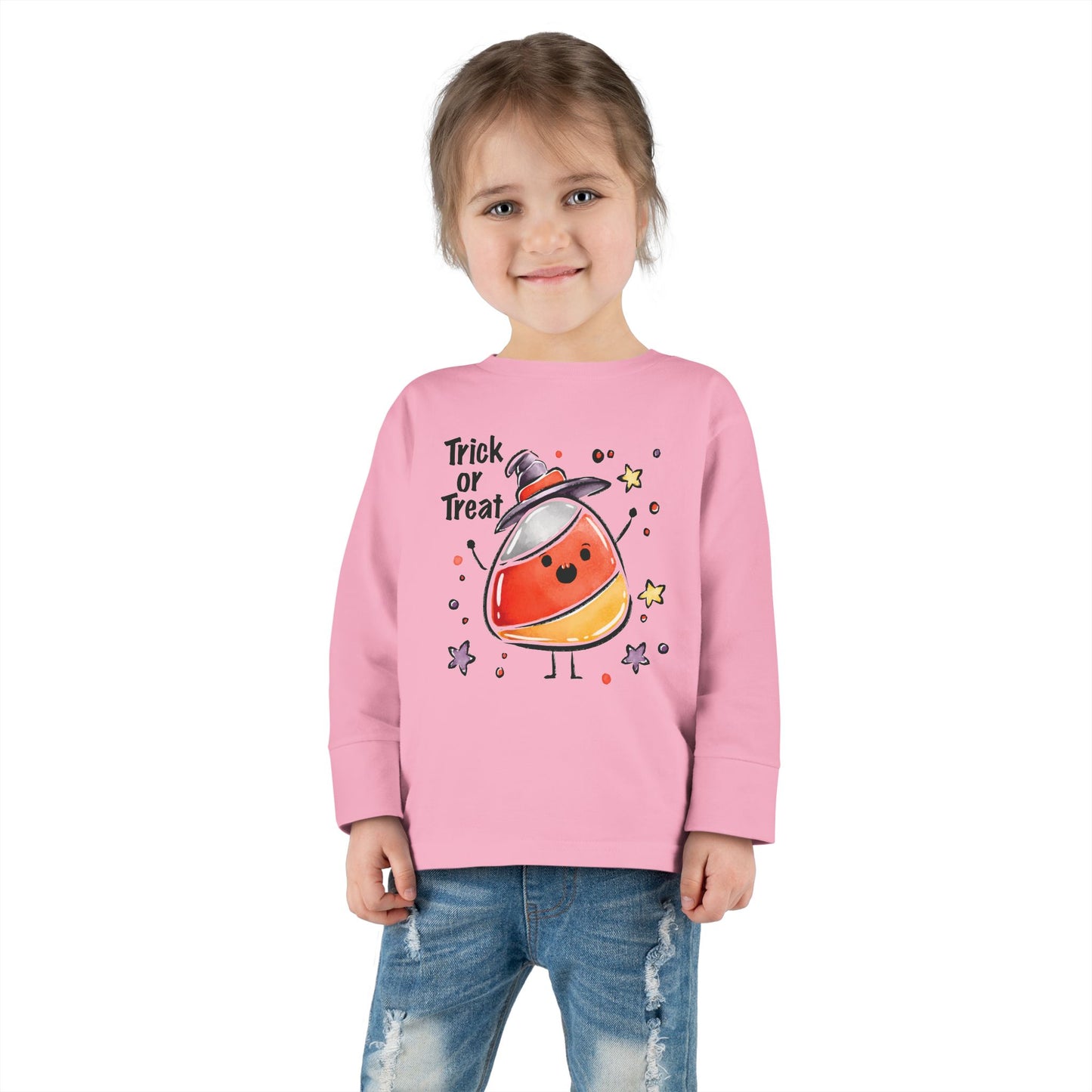 Trick or Treat - Toddler Long Sleeve Tee