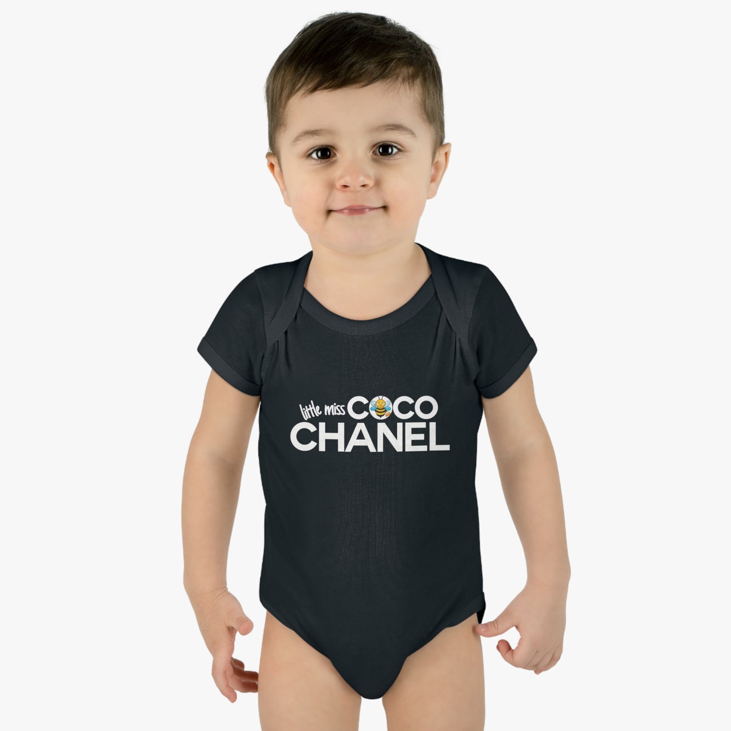 Chanel Fan - Little Miss Coco Chanel - Infant Baby Rib Bodysuit