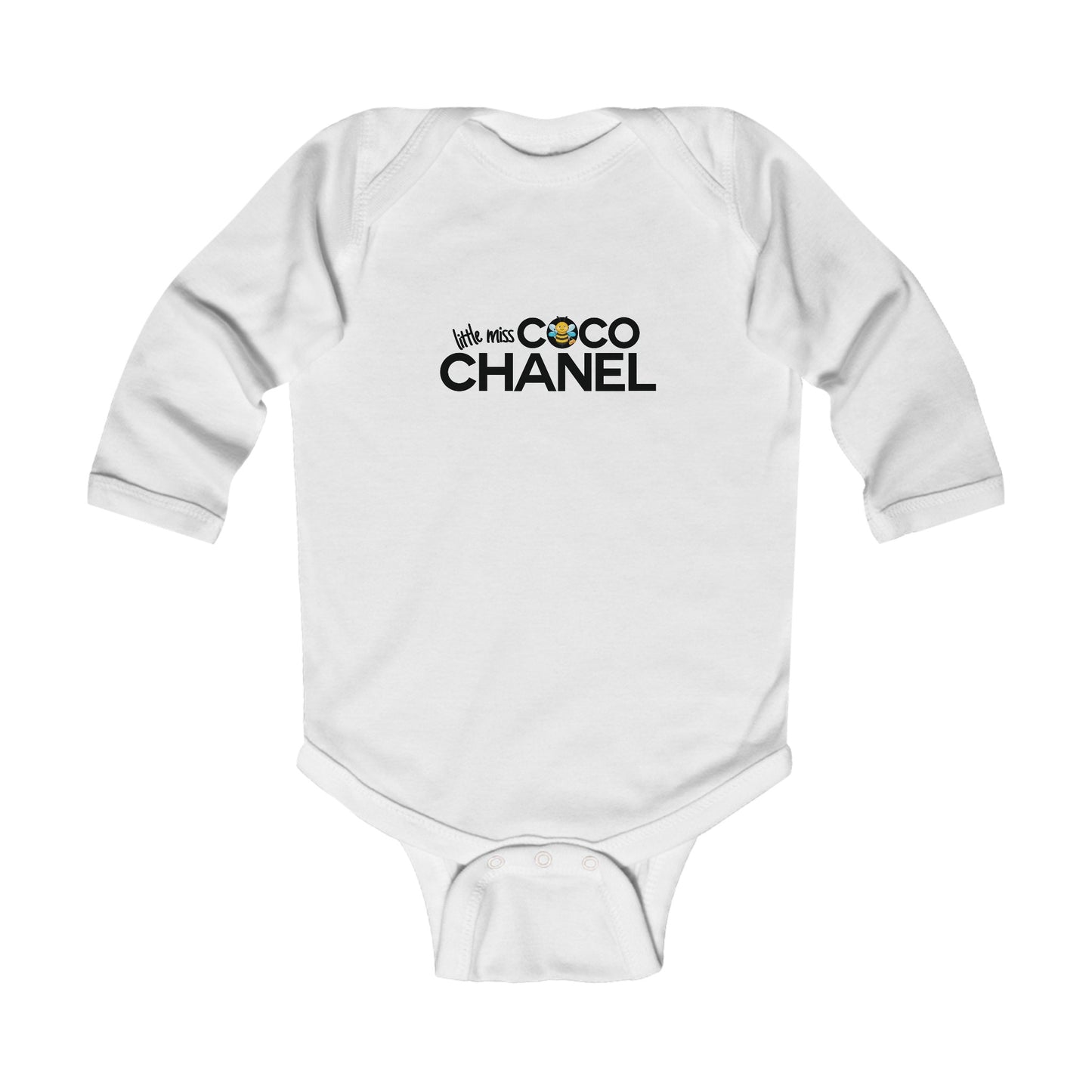 Chanel Fan - Little Miss Coco Chanel - Infant Long Sleeve Bodysuit