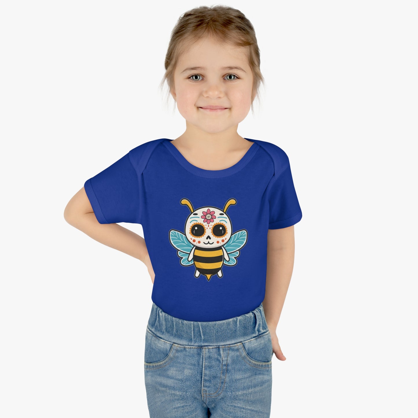 Dia De Los Muertos - Little Bee Infant Baby Rib Bodysuit