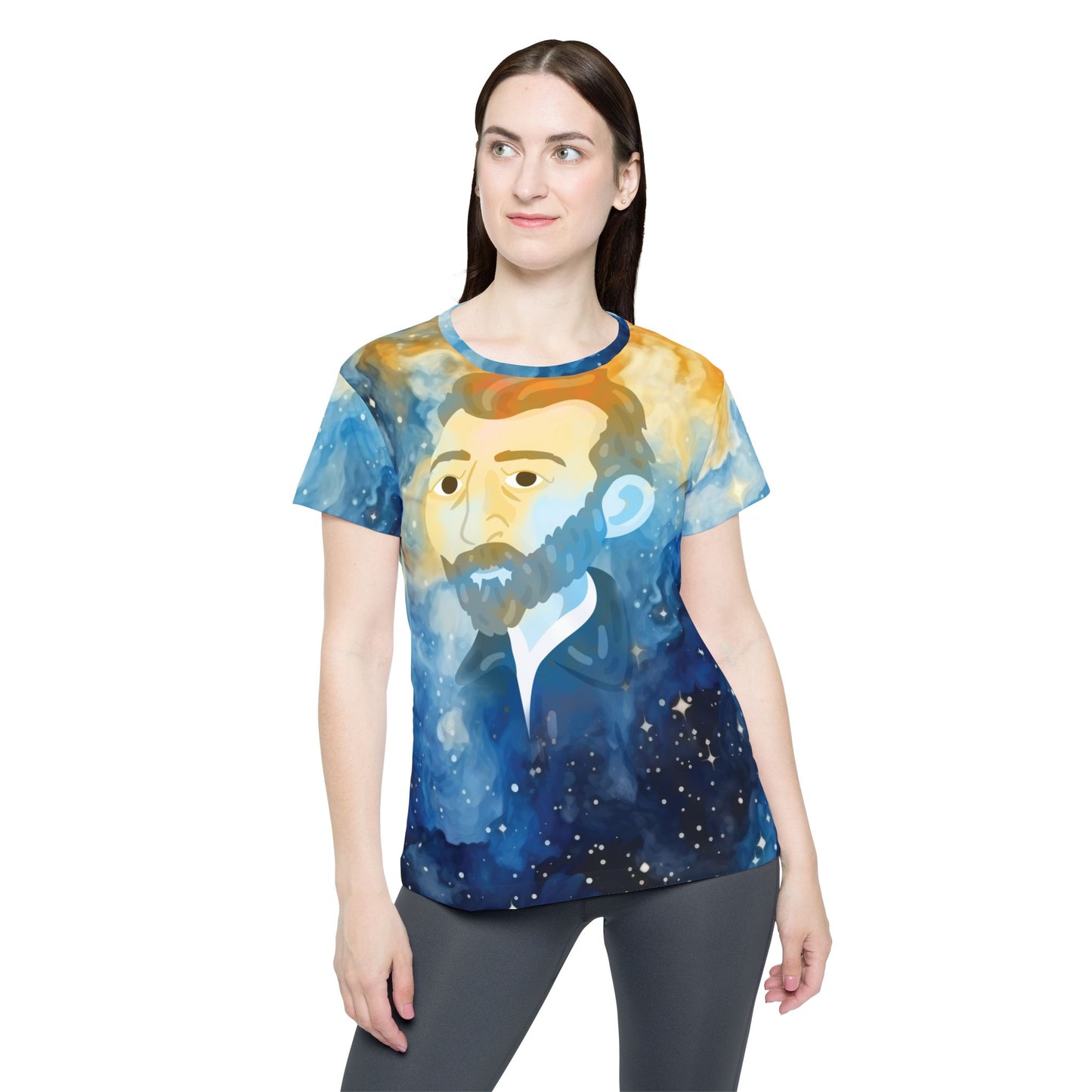 Mommy & Me Matching - Starry Night, Van Gogh - Kids, Woman Sports Jersey