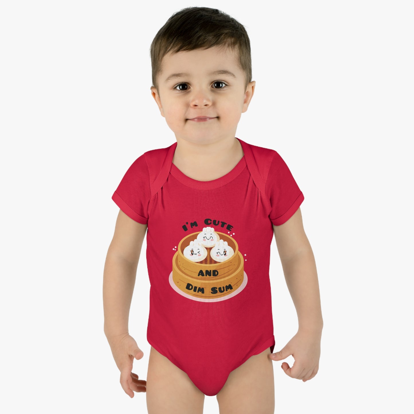 I'm Cute And Dim Sum - Infant Baby Rib Bodysuit