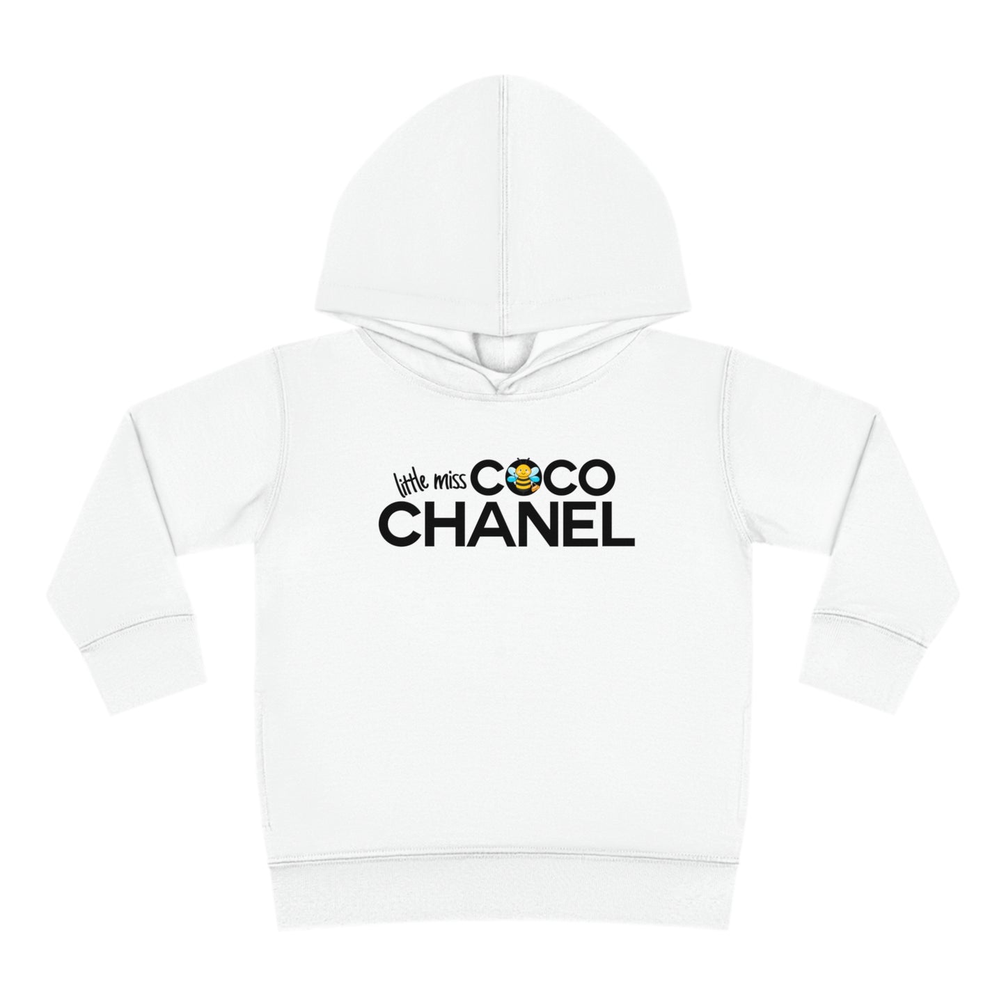 Chanel Fan - Little Miss Coco Chanel - Toddler Pullover Fleece Hoodie