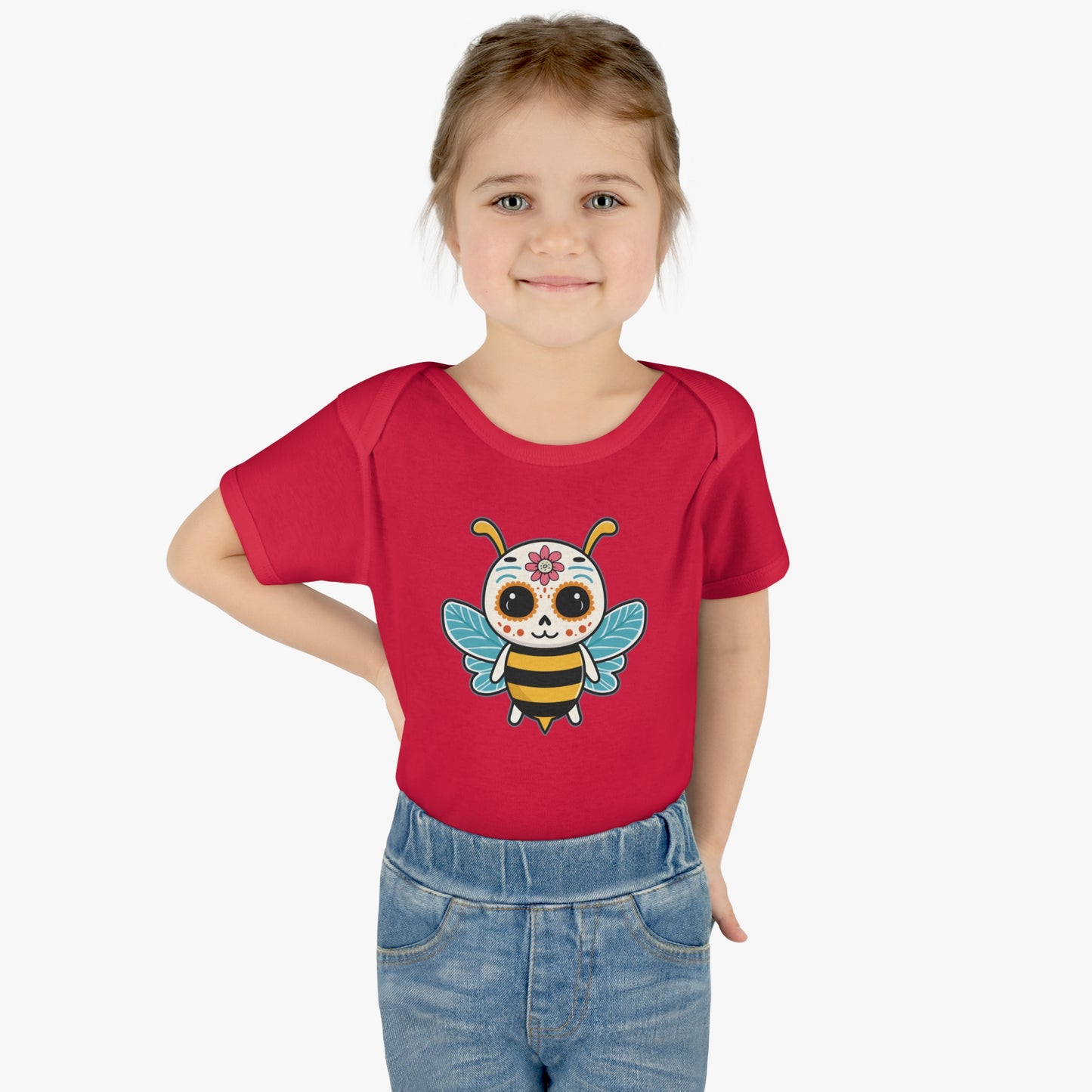 Dia De Los Muertos - Little Bee Infant Baby Rib Bodysuit