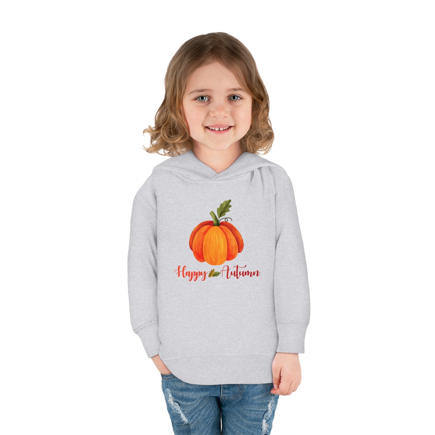 Hello Autumn - Toddler Pullover Fleece Hoodie