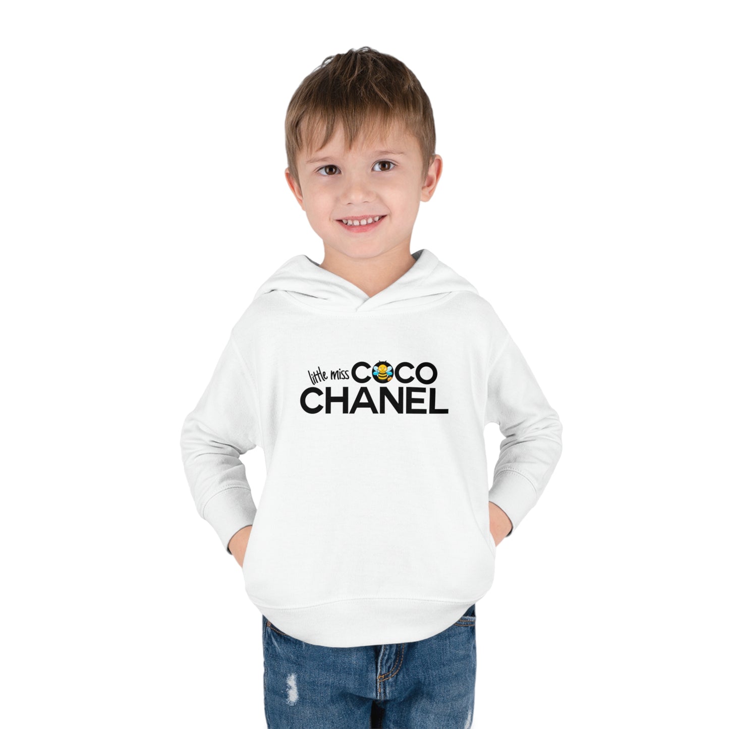 Chanel Fan - Little Miss Coco Chanel - Toddler Pullover Fleece Hoodie