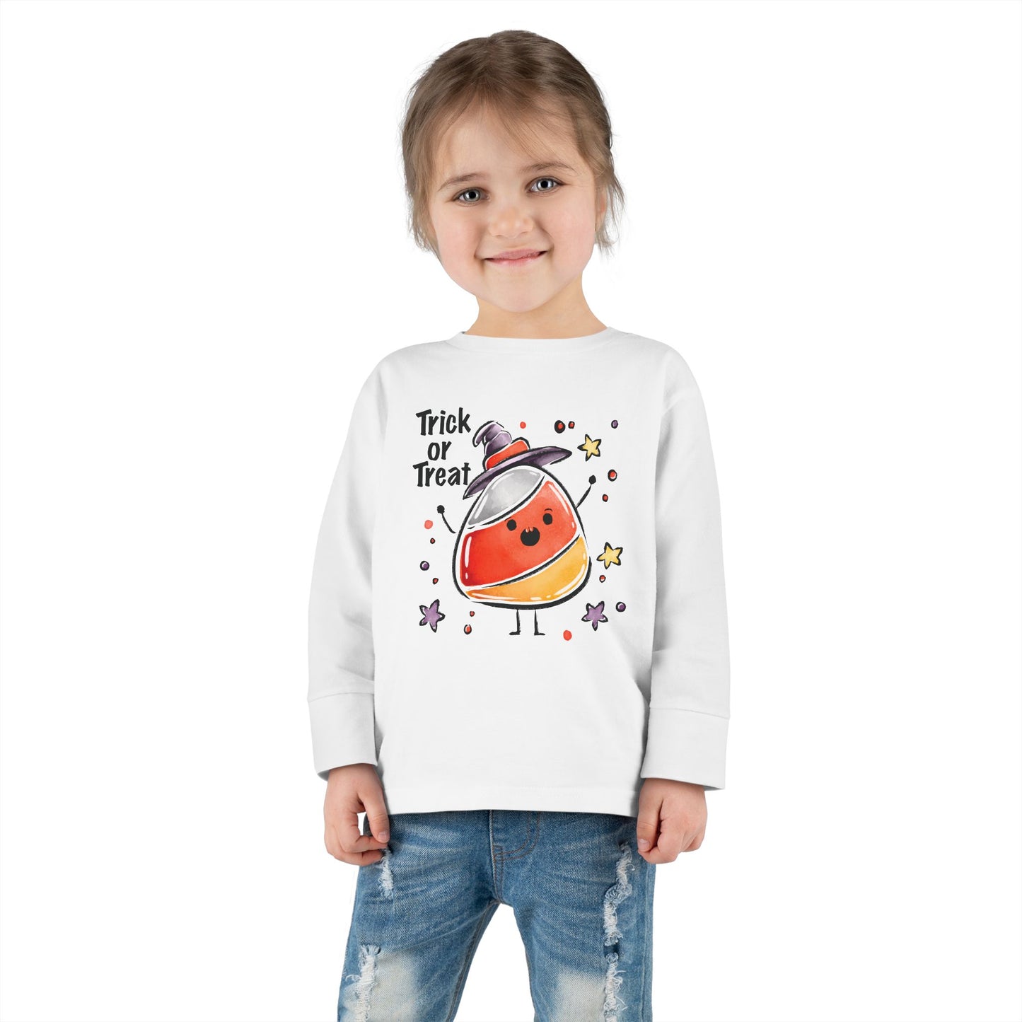 Trick or Treat - Toddler Long Sleeve Tee