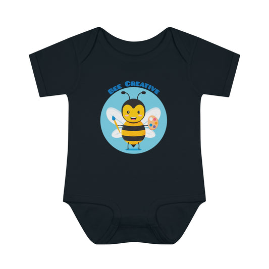 Bee Creative Boy Artist - Infant Baby Rib Bodysuit