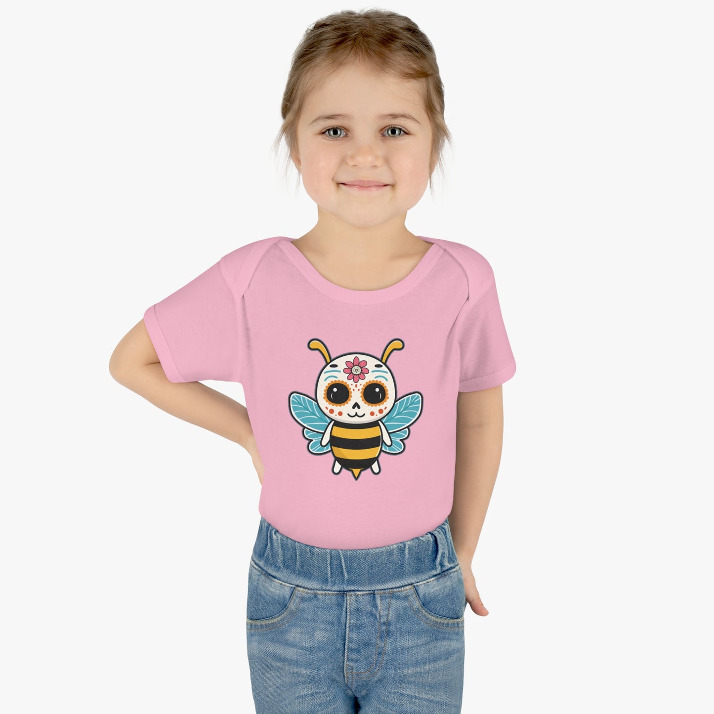 Dia De Los Muertos - Little Bee Infant Baby Rib Bodysuit