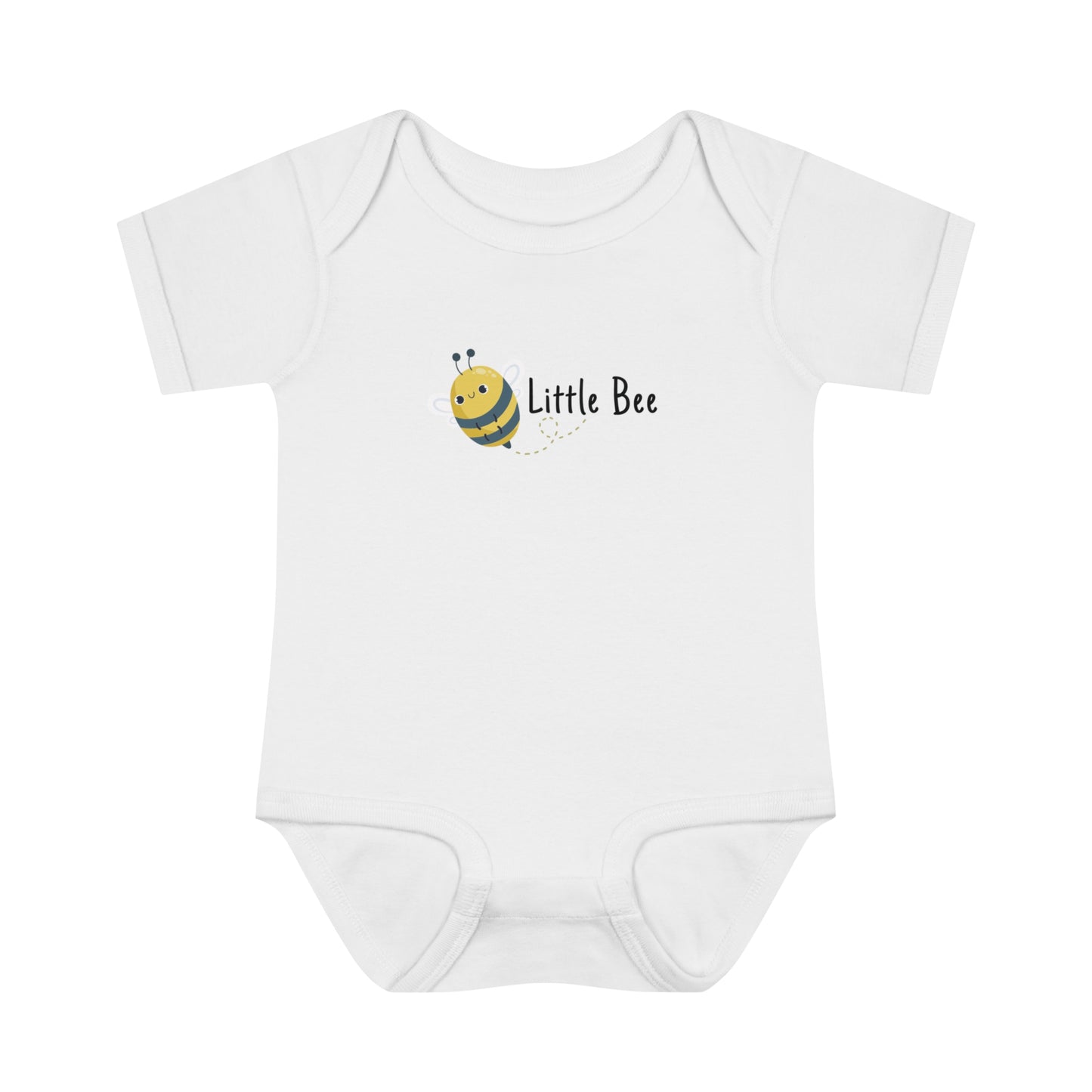 Mommy And Me - Little Bee -Infant Baby Bodysuit And Mama Bee - Women's Cotton Tee