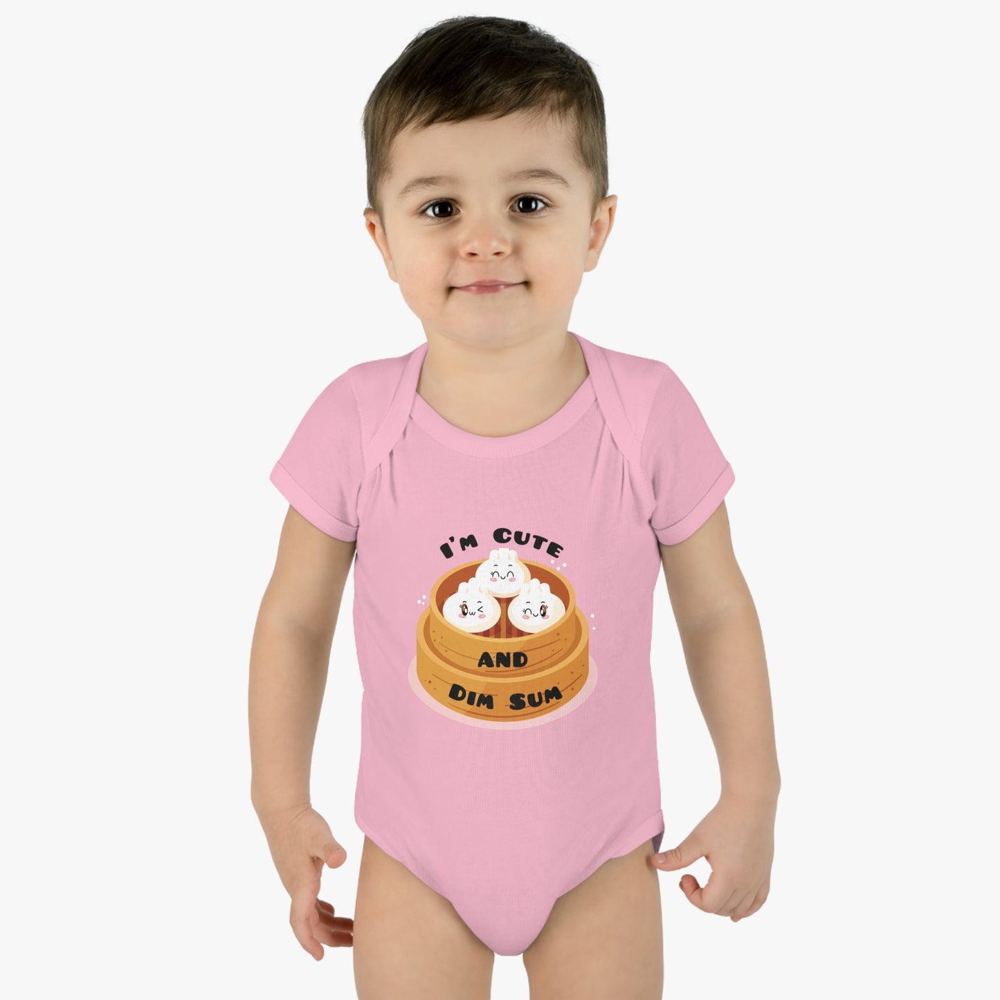 I'm Cute And Dim Sum - Infant Baby Rib Bodysuit