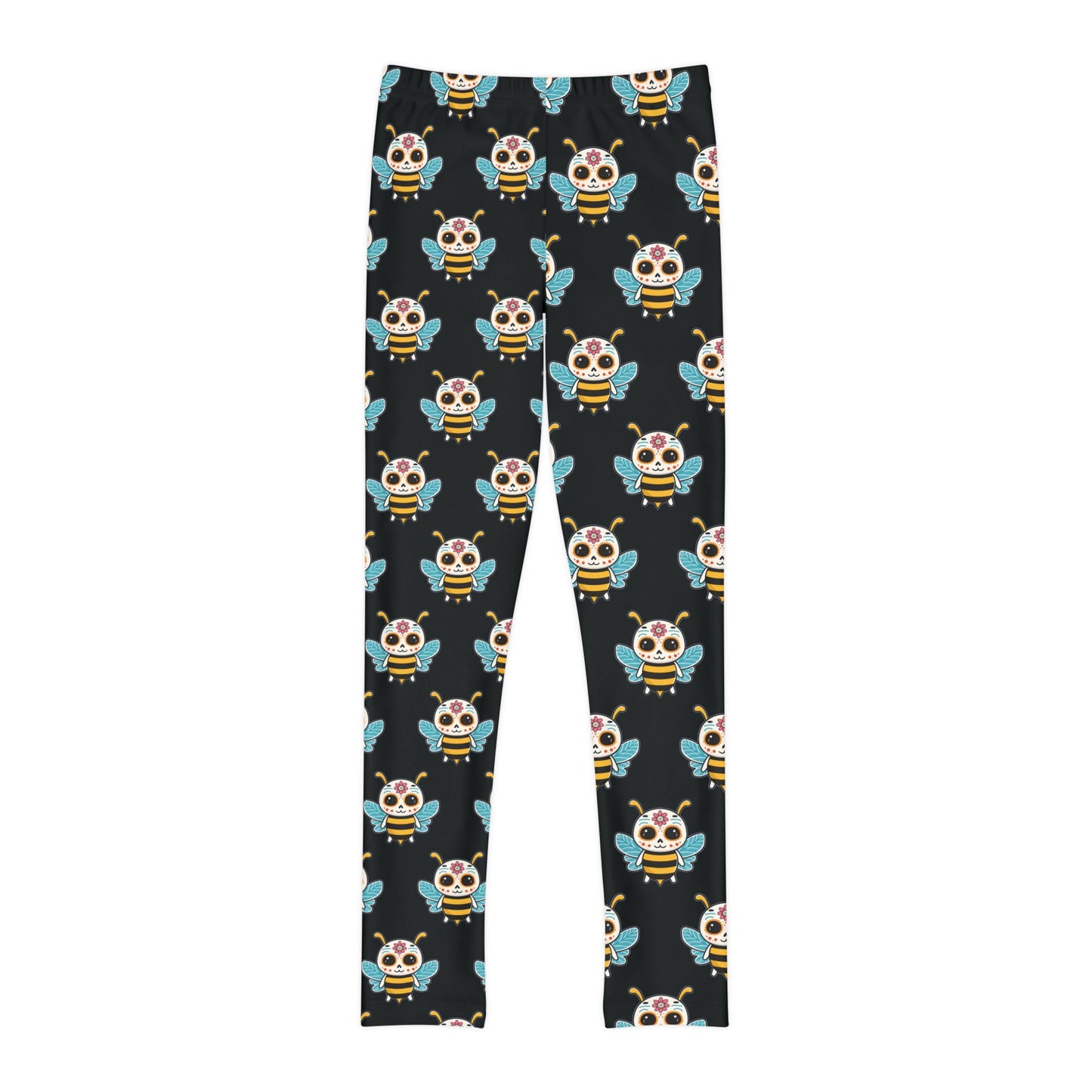 Dia De Los Muertos Bee - Toddler Full-Length Leggings