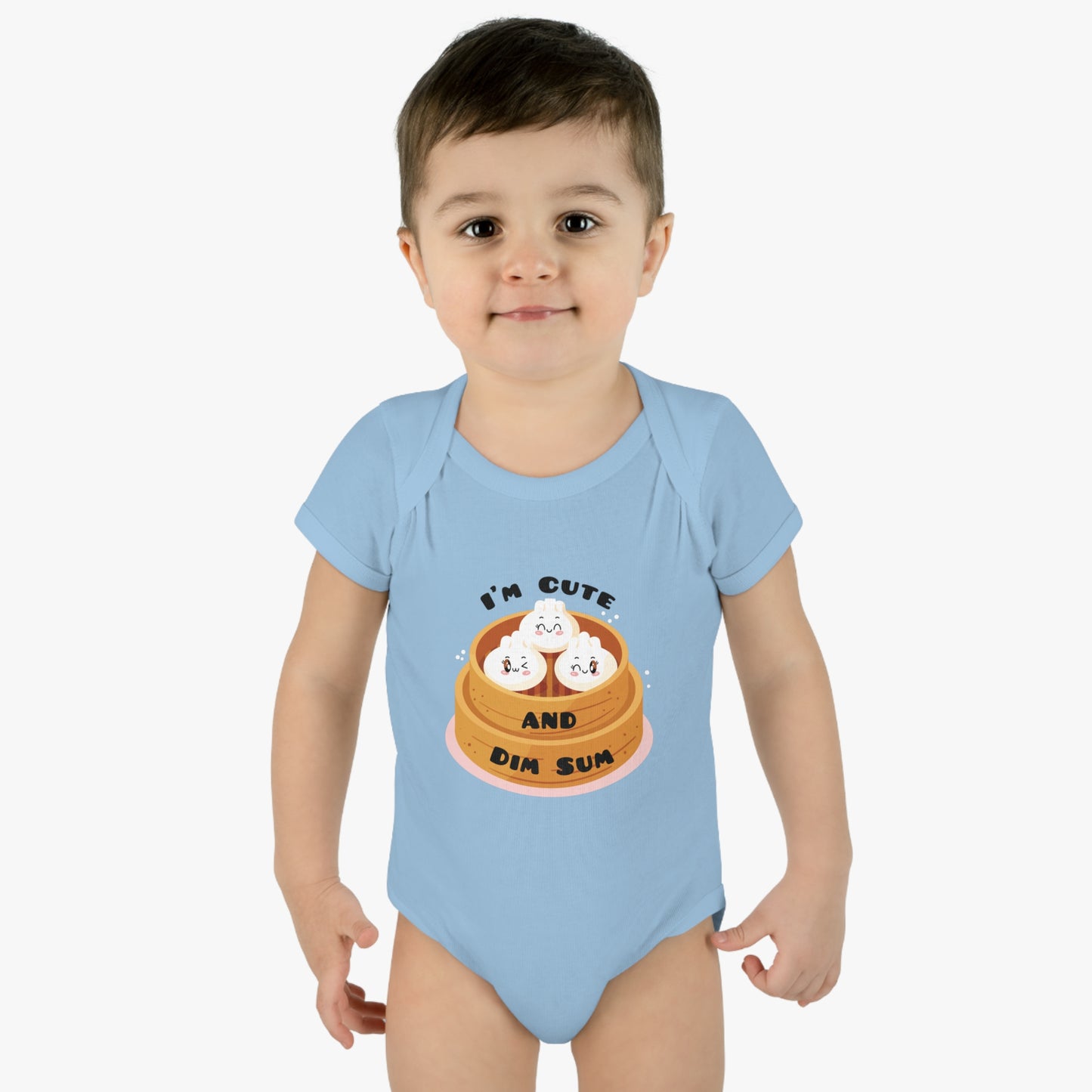 I'm Cute And Dim Sum - Infant Baby Rib Bodysuit