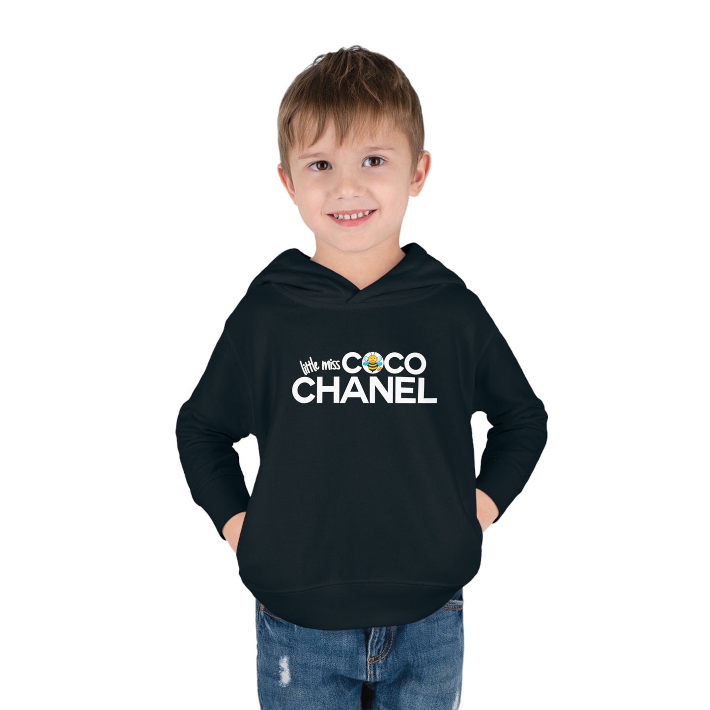 Chanel Fan - Little Miss Coco Chanel - Toddler Pullover Fleece Hoodie