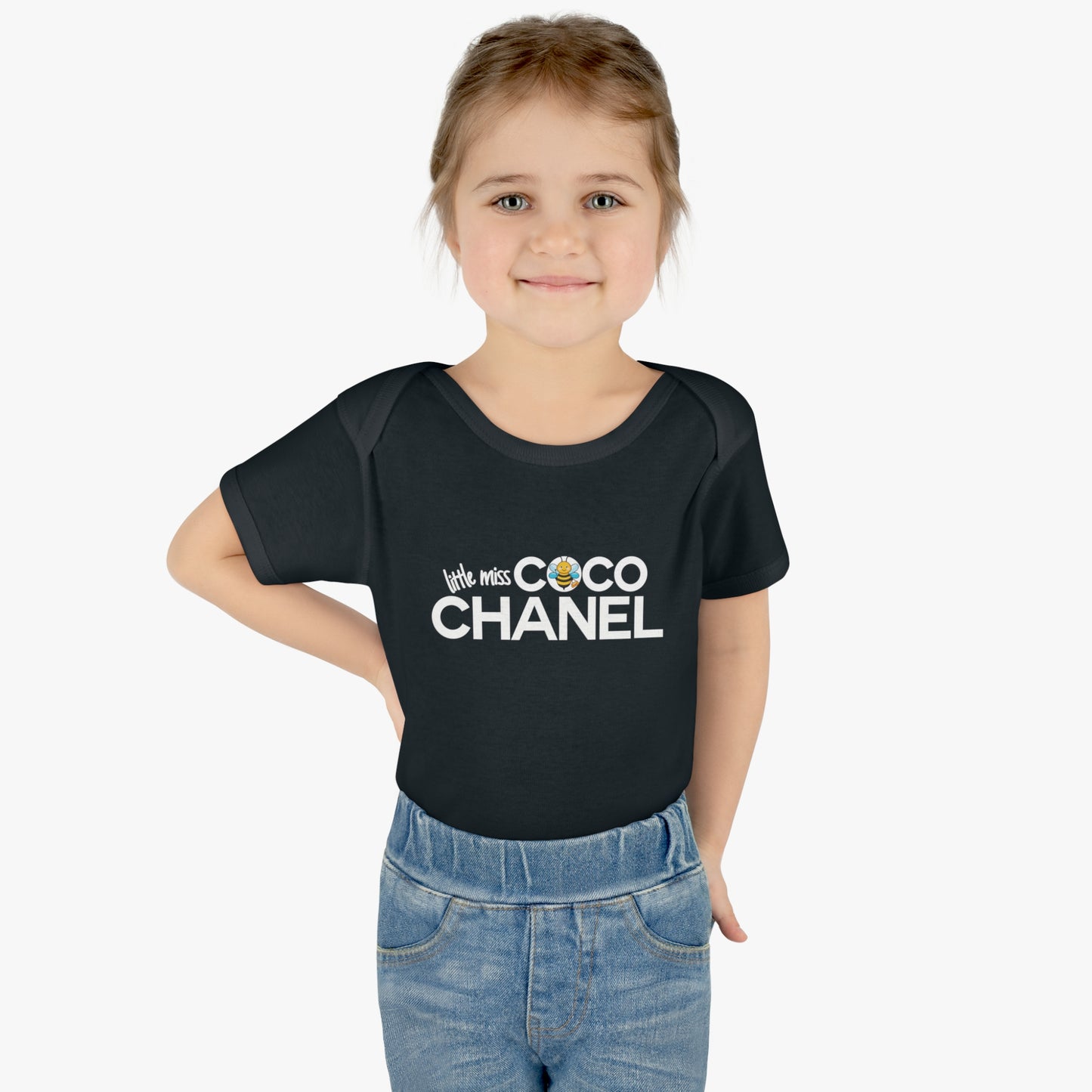 Chanel Fan - Little Miss Coco Chanel - Infant Baby Rib Bodysuit