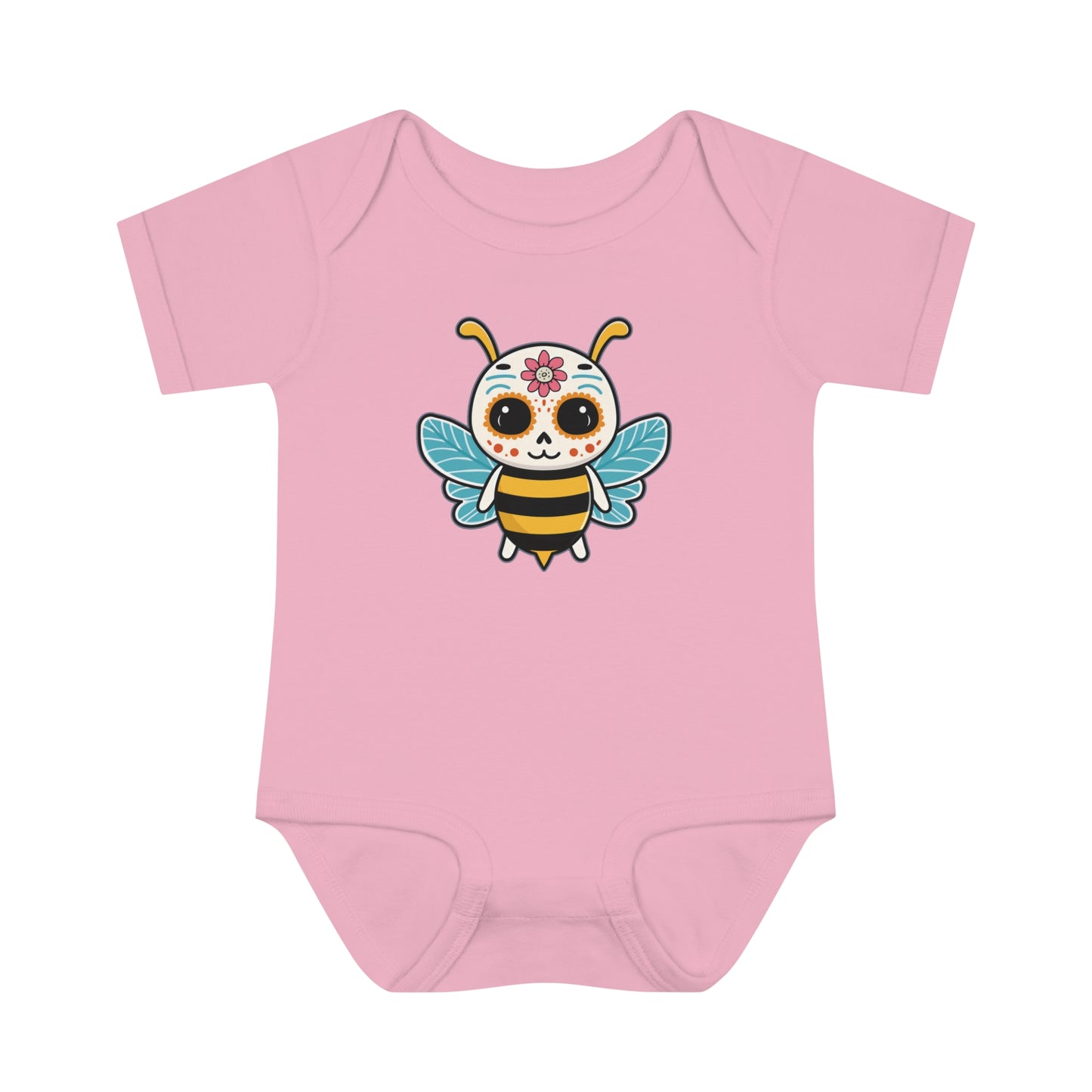 Dia De Los Muertos - Little Bee Infant Baby Rib Bodysuit