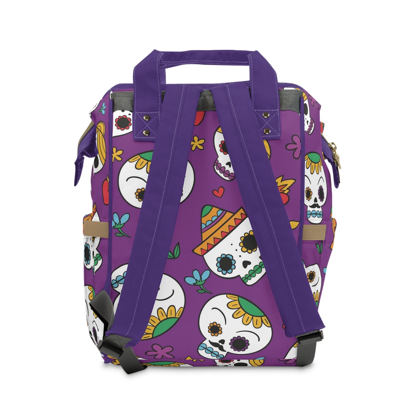 Dia De Los Muertos - Skull Candy - Multifunctional Diaper Backpack