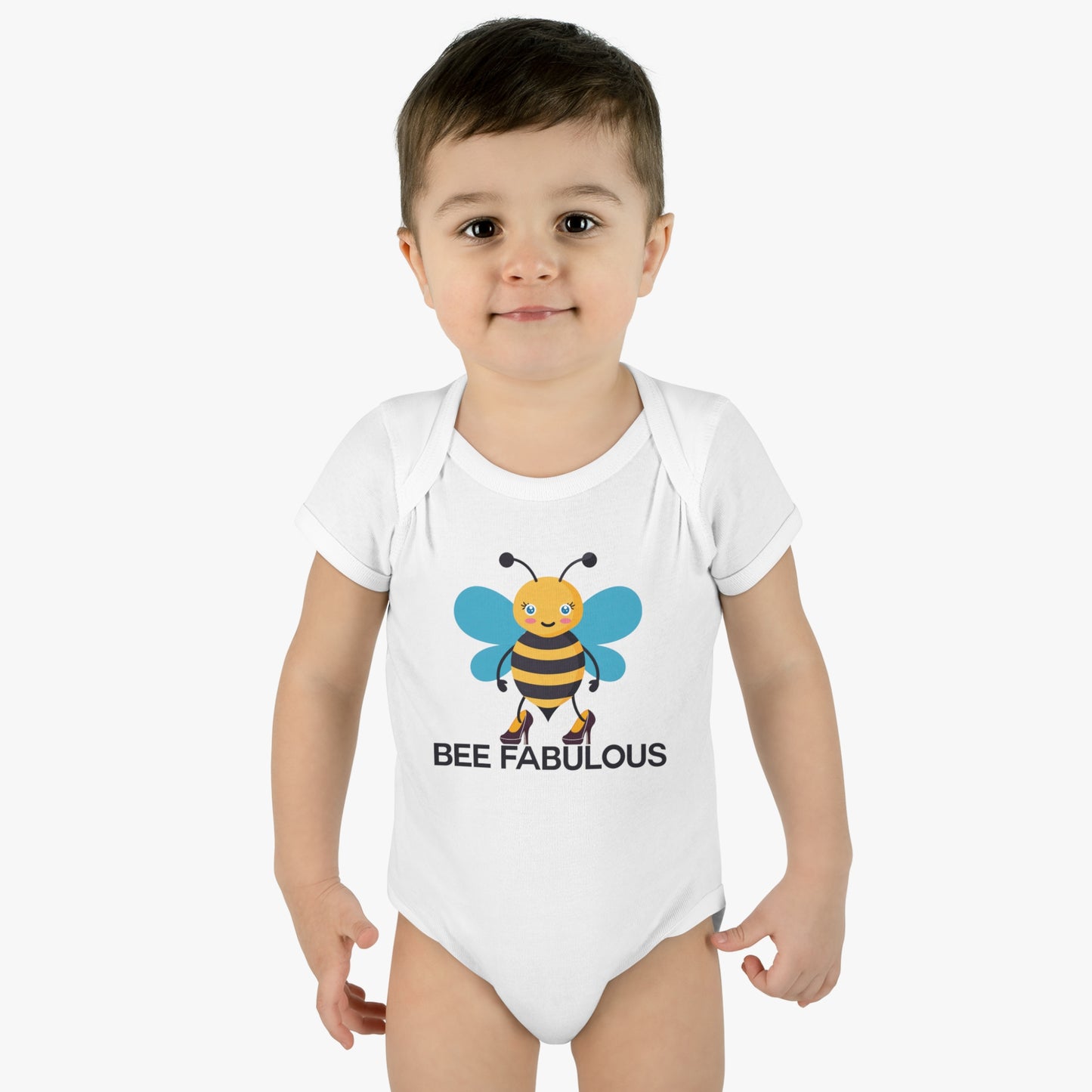 Bee Fabulous- Infant Baby Rib Bodysuit