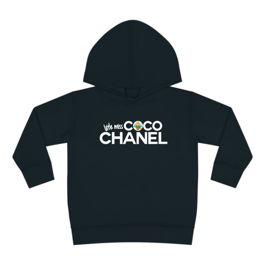 Chanel Fan - Little Miss Coco Chanel - Toddler Pullover Fleece Hoodie