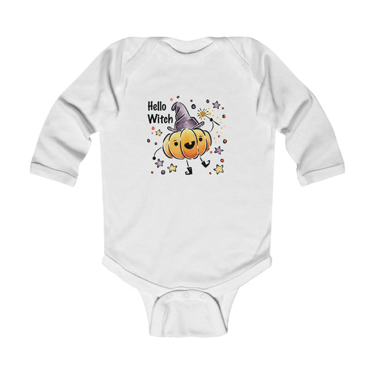 Hello Witch - Infant Long Sleeve Bodysuit