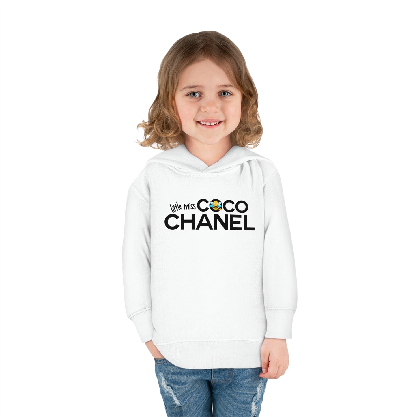 Chanel Fan - Little Miss Coco Chanel - Toddler Pullover Fleece Hoodie