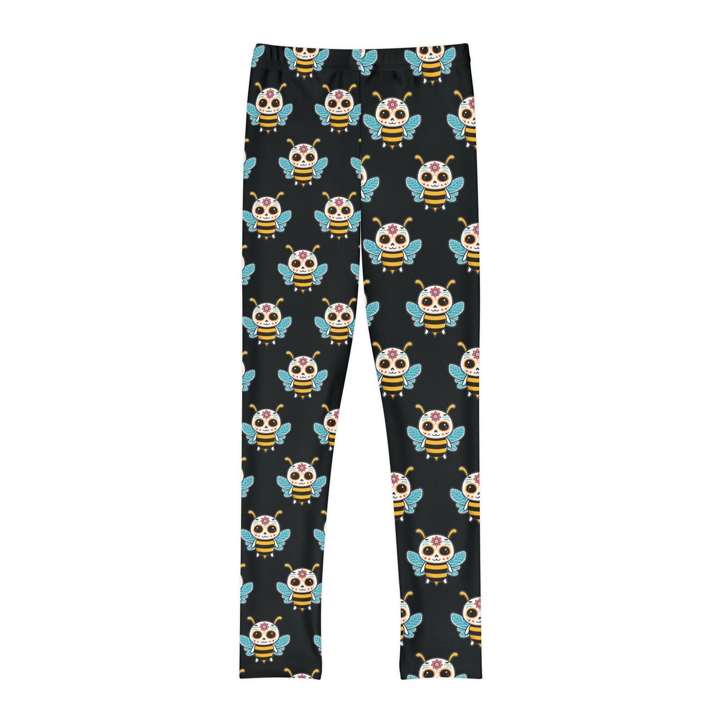 Dia De Los Muertos Bee - Toddler Full-Length Leggings