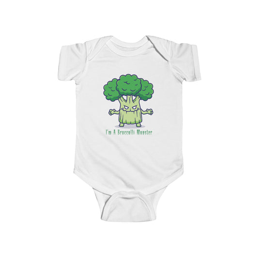 I'm A Broccoli Monster - Infant Fine Jersey Bodysuit