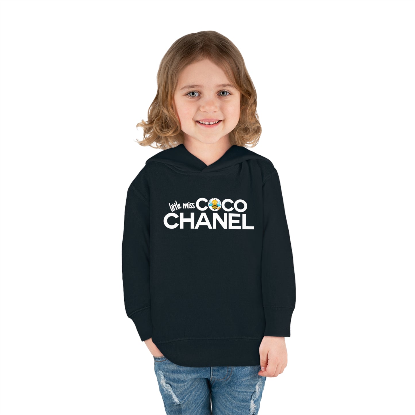 Chanel Fan - Little Miss Coco Chanel - Toddler Pullover Fleece Hoodie