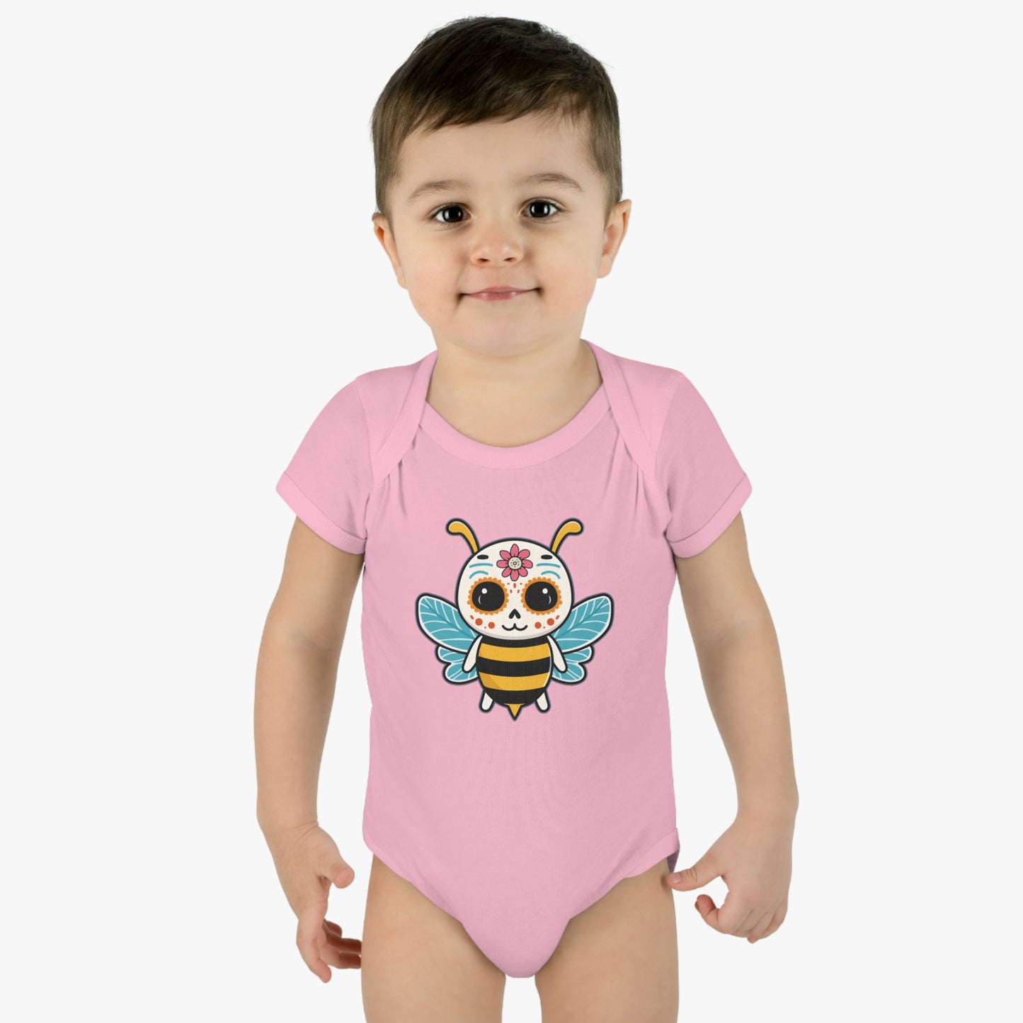 Dia De Los Muertos - Little Bee Infant Baby Rib Bodysuit