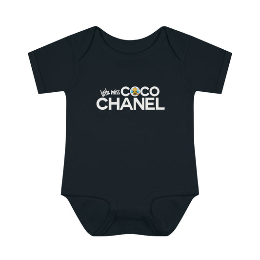 Chanel Fan - Little Miss Coco Chanel - Infant Baby Rib Bodysuit