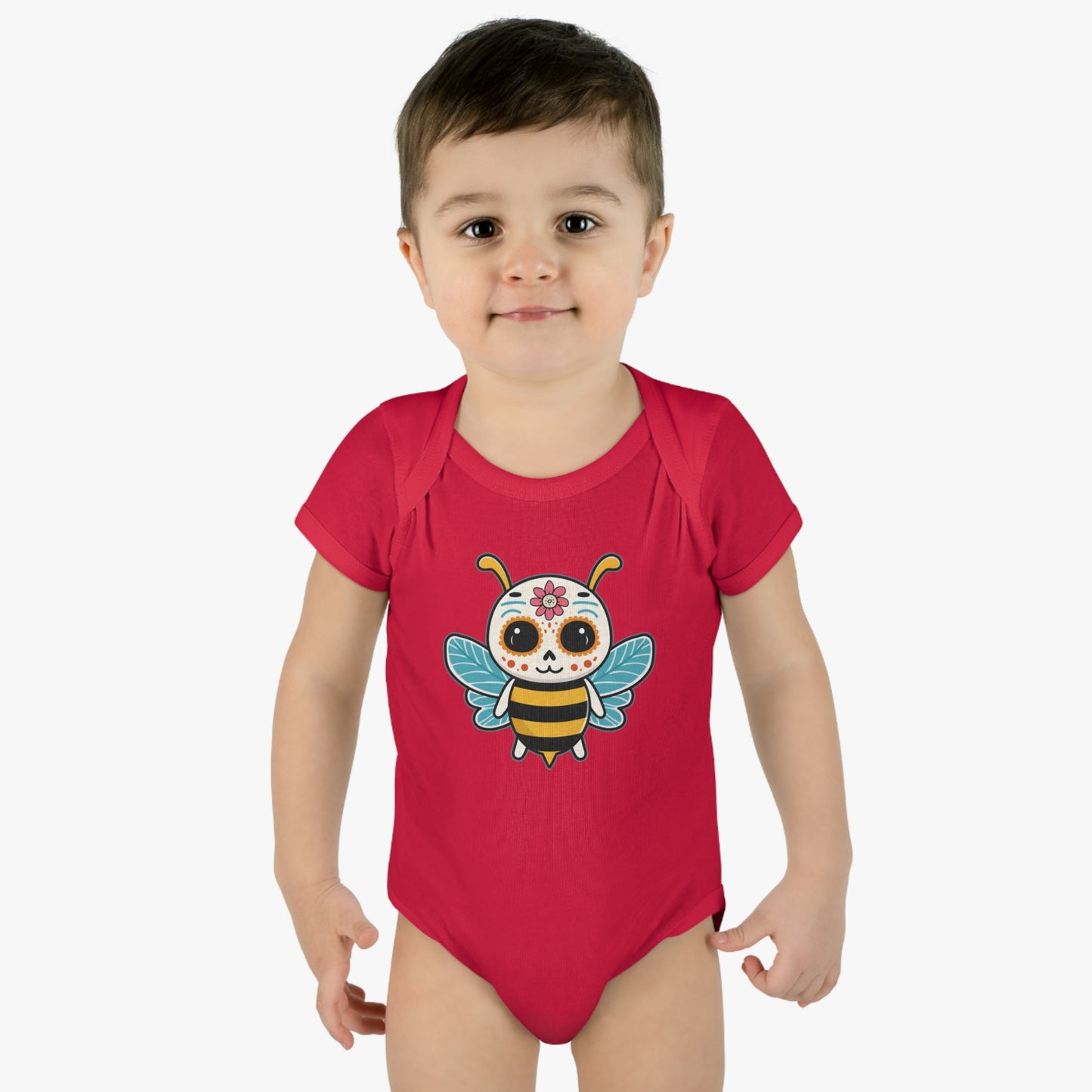 Dia De Los Muertos - Little Bee Infant Baby Rib Bodysuit